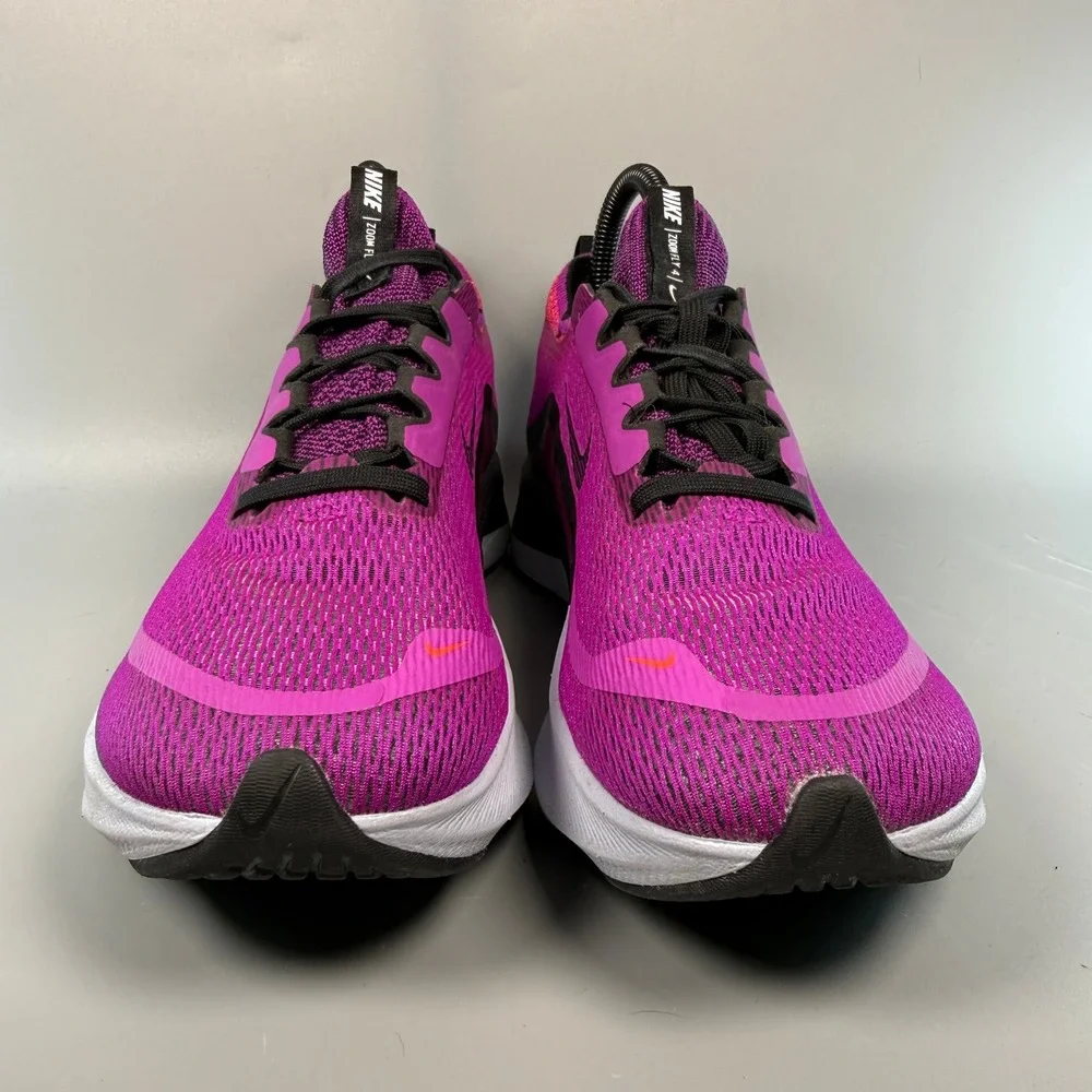 Nike Zoom Fly 4 Womens 8 Running Shoe Hyper Violet Purple White Trainer Sneaker